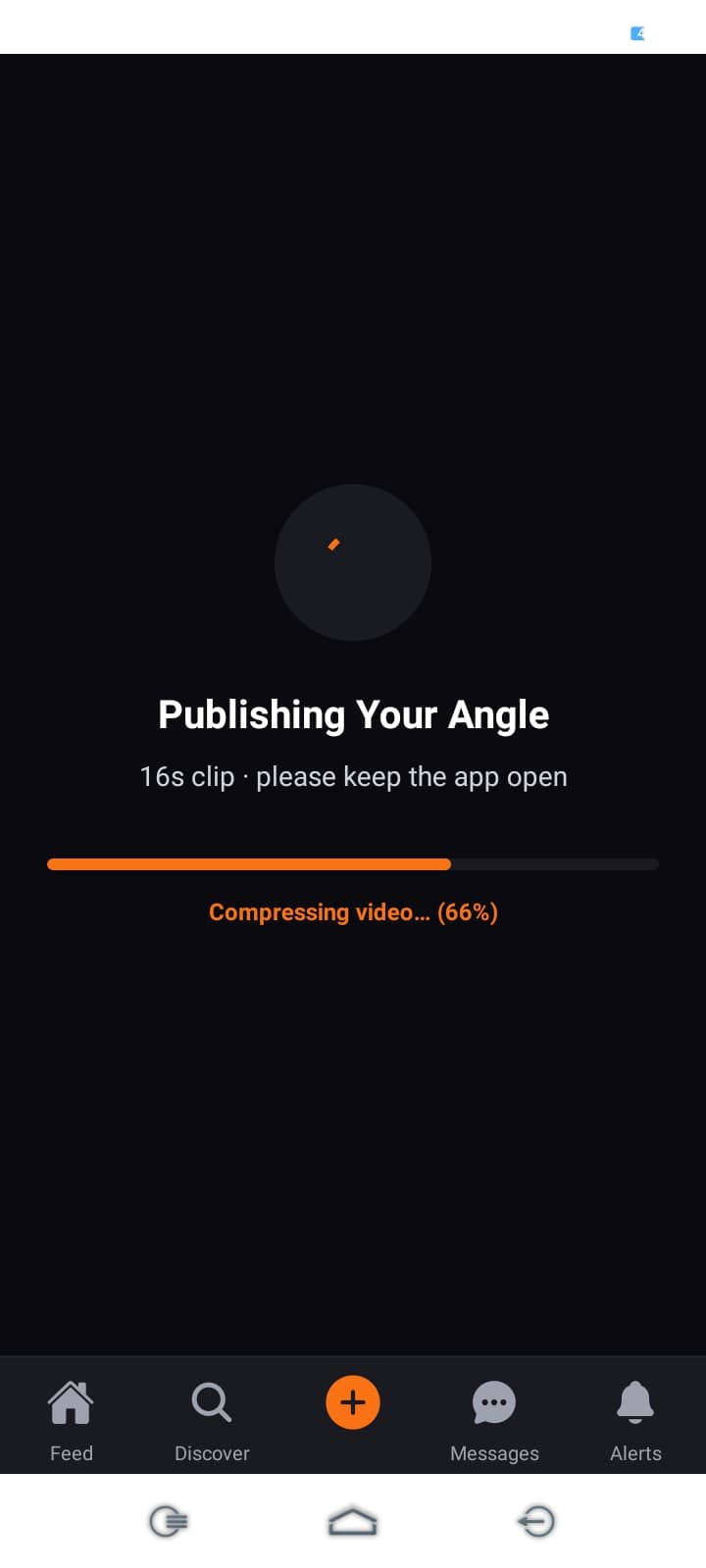 Publishing angle